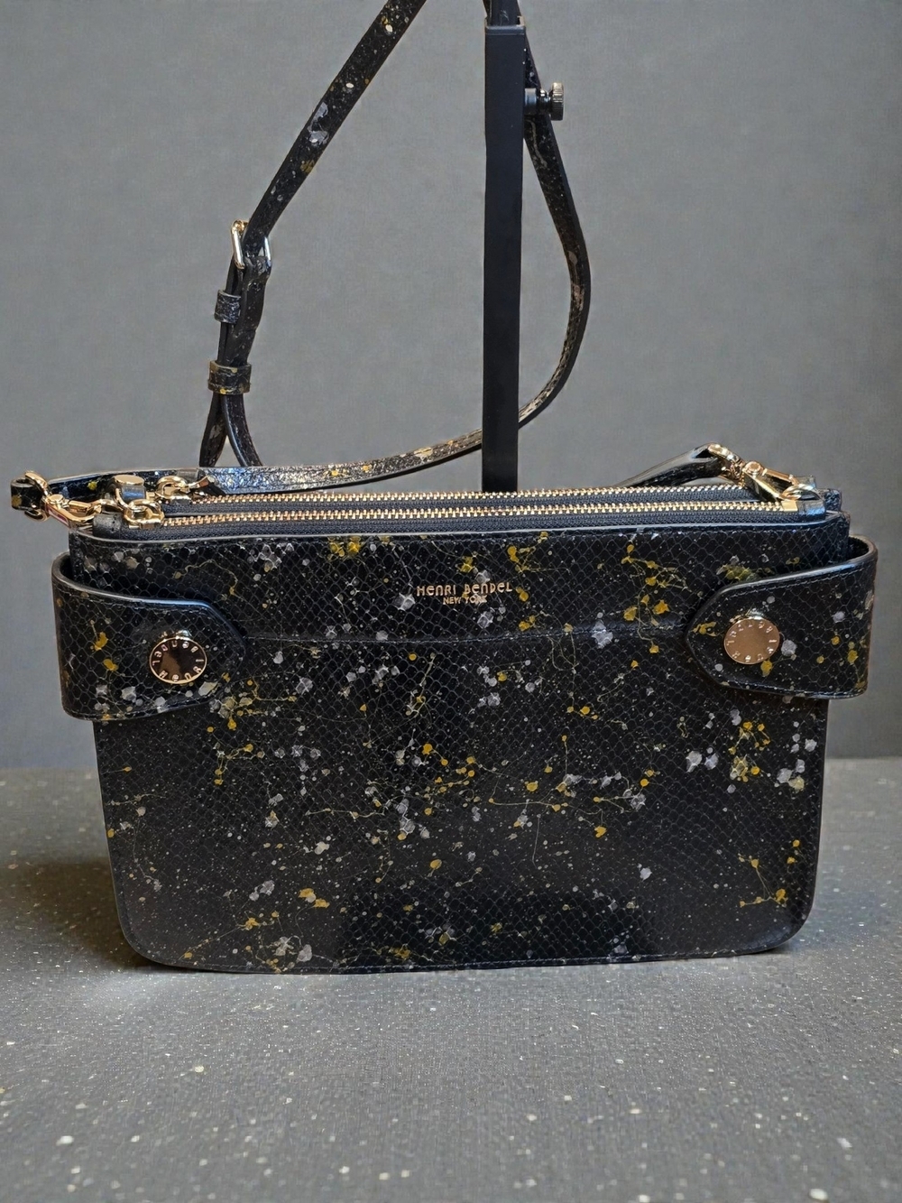 Henri Bendel *Rare* Divine Splatter Snake Crossbody Bag